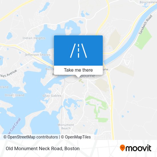Mapa de Old Monument Neck Road
