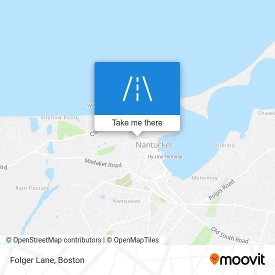 Folger Lane map