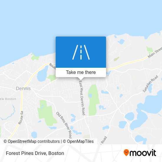 Mapa de Forest Pines Drive