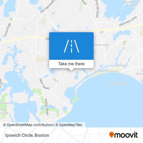 Mapa de Ipswich Circle