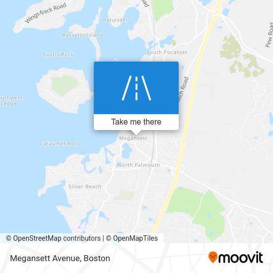 Mapa de Megansett Avenue