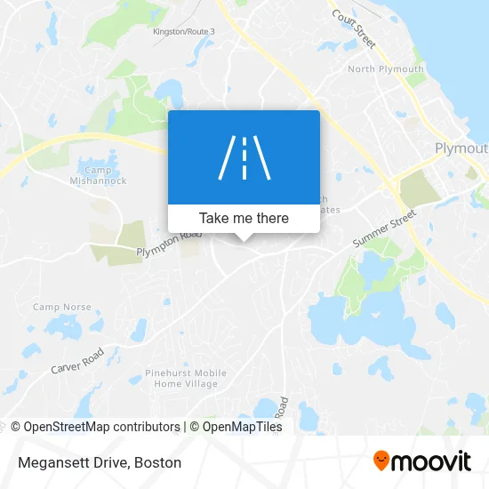Megansett Drive map