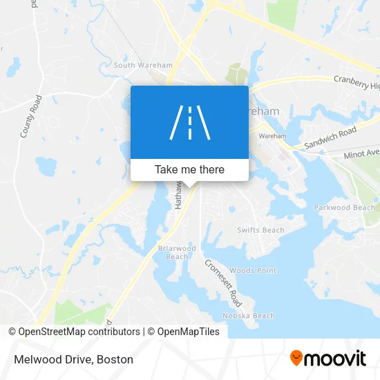 Melwood Drive map