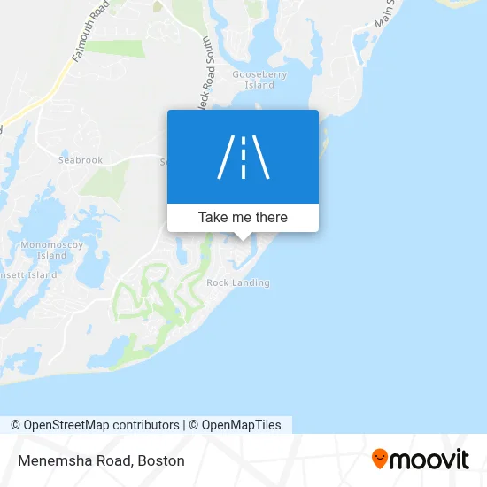 Menemsha Road map