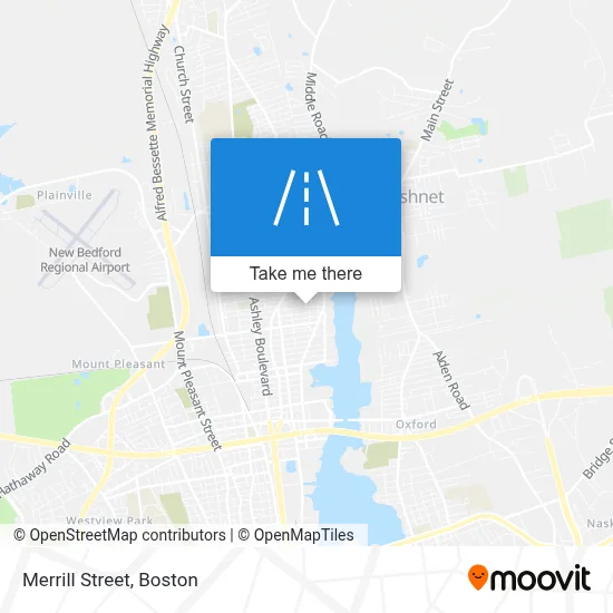 Merrill Street map