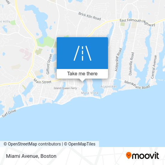 Mapa de Miami Avenue