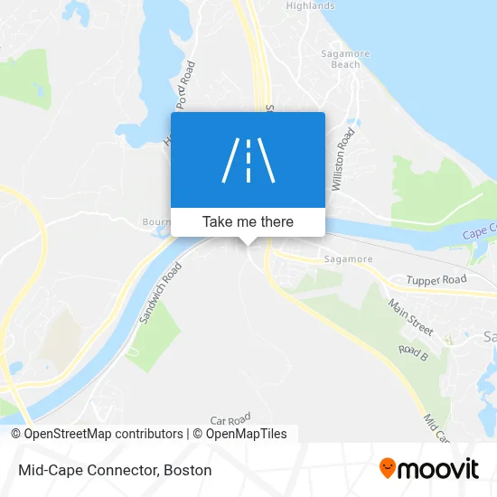 Mid-Cape Connector map