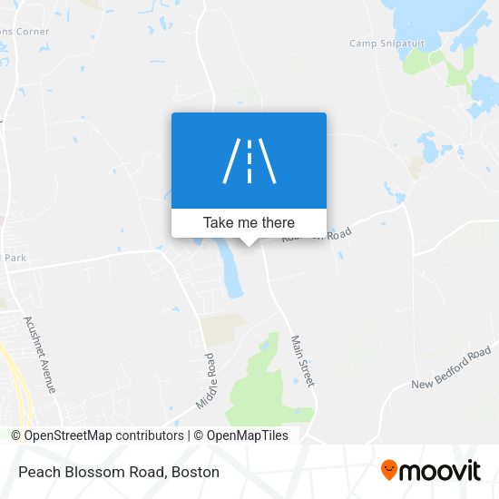 Mapa de Peach Blossom Road