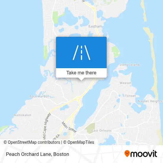 Peach Orchard Lane map