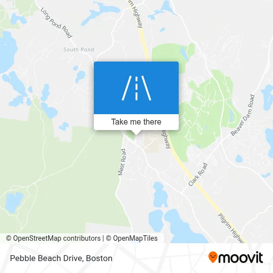 Pebble Beach Drive map