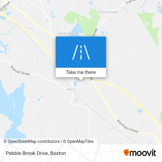 Pebble Brook Drive map