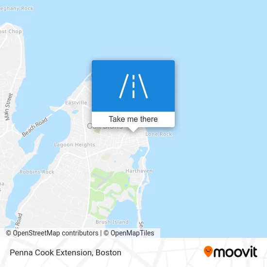 Penna Cook Extension map