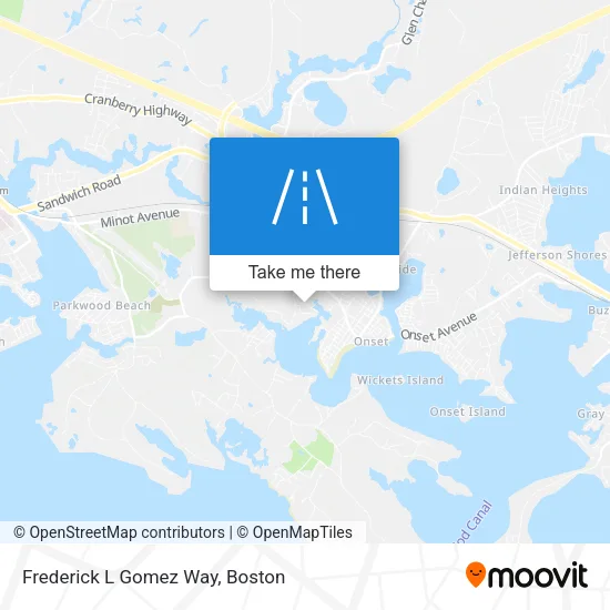 Frederick L Gomez Way map