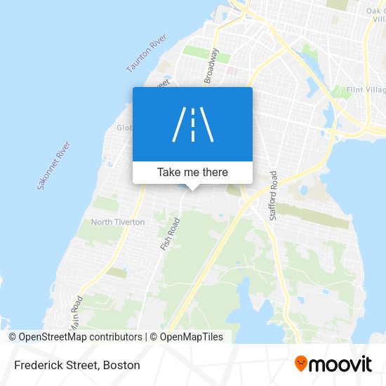 Mapa de Frederick Street
