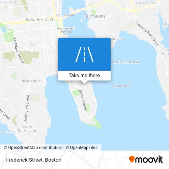 Frederick Street map