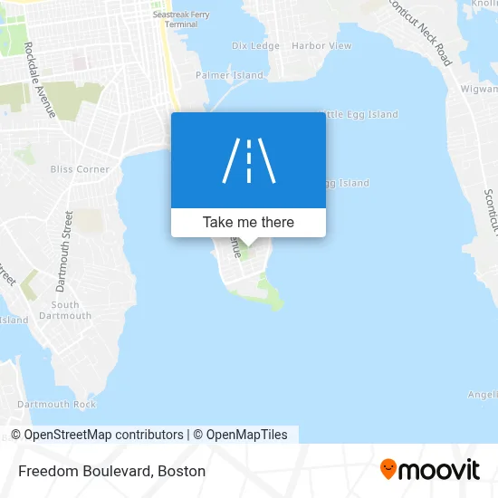 Freedom Boulevard map