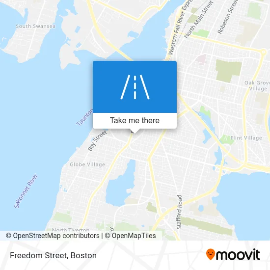 Freedom Street map