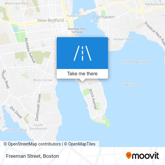 Mapa de Freeman Street