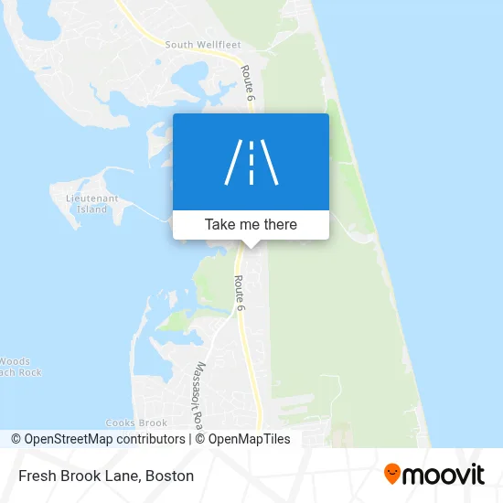 Fresh Brook Lane map