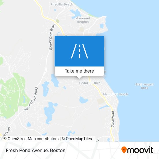 Mapa de Fresh Pond Avenue