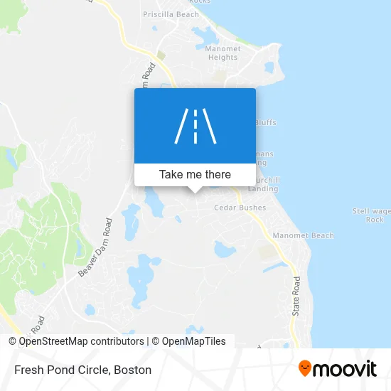 Fresh Pond Circle map
