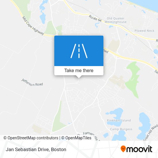 Mapa de Jan Sebastian Drive