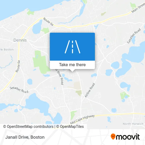 Janall Drive map