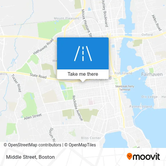 Middle Street map