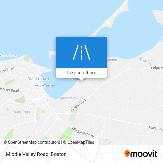Middle Valley Road map