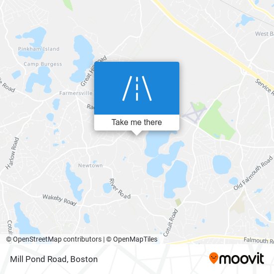 Mill Pond Road map