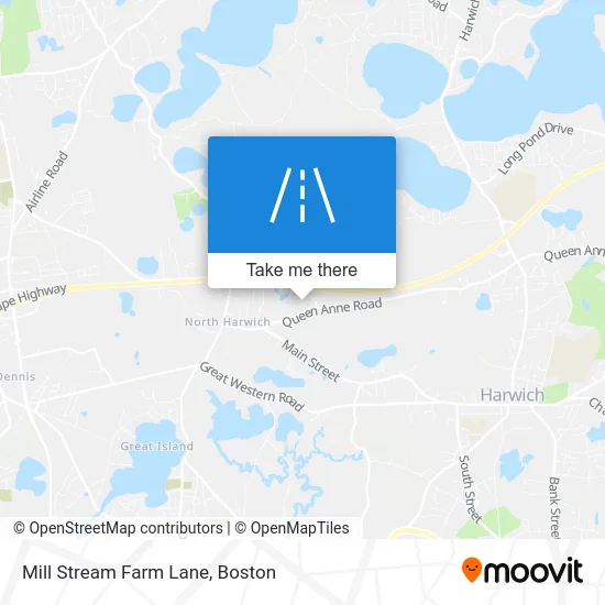 Mill Stream Farm Lane map
