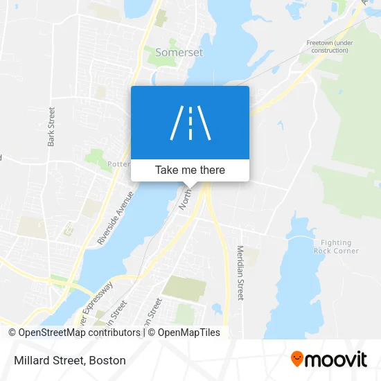 Millard Street map