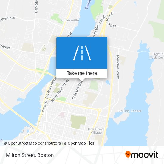 Milton Street map