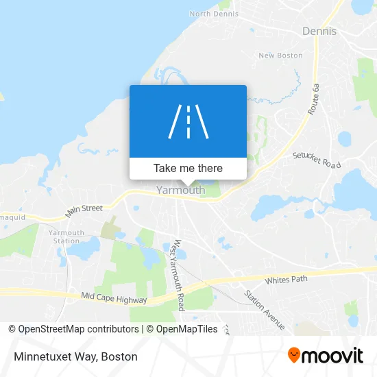 Minnetuxet Way map