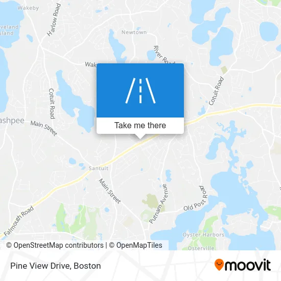 Pine View Drive map