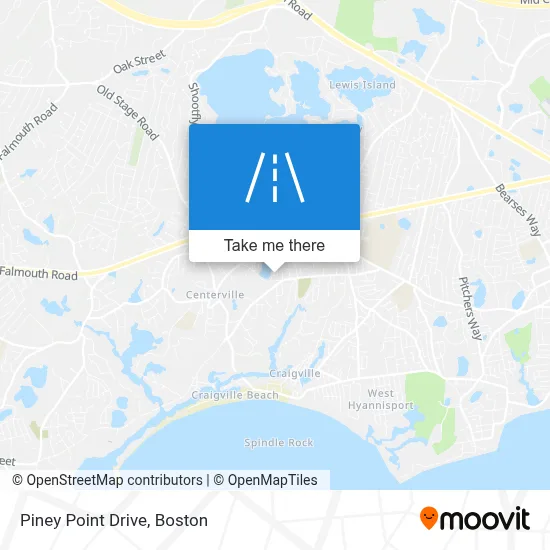 Piney Point Drive map