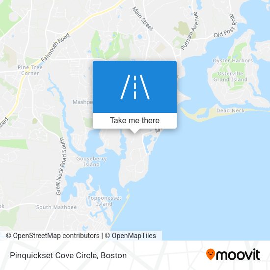 Pinquickset Cove Circle map