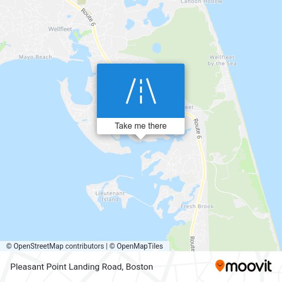 Pleasant Point Landing Road map