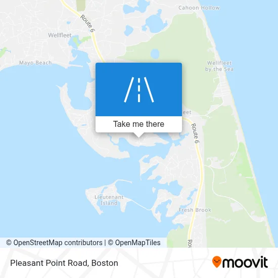 Pleasant Point Road map