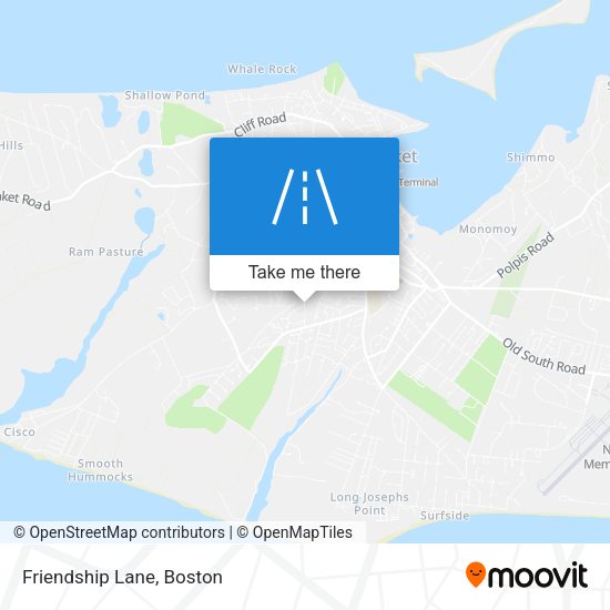 Mapa de Friendship Lane