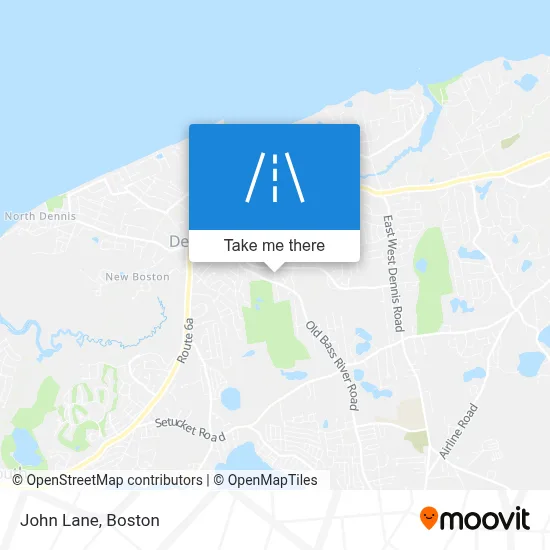 John Lane map