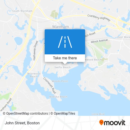 Mapa de John Street