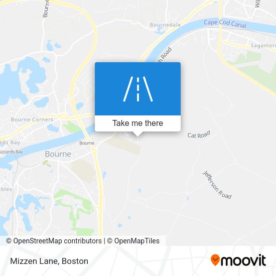 Mapa de Mizzen Lane