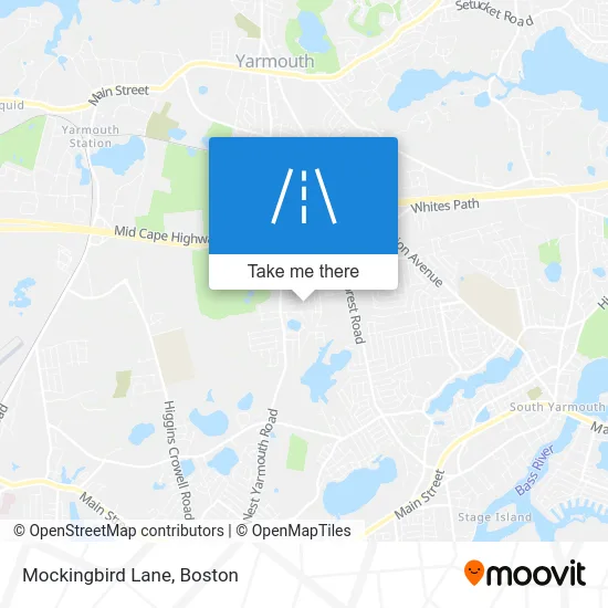 Mockingbird Lane map