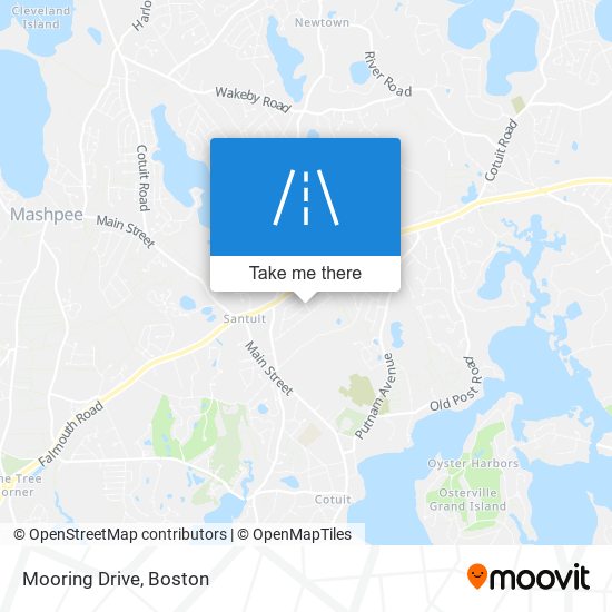 Mooring Drive map