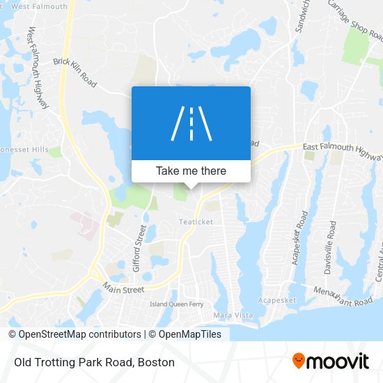 Old Trotting Park Road map