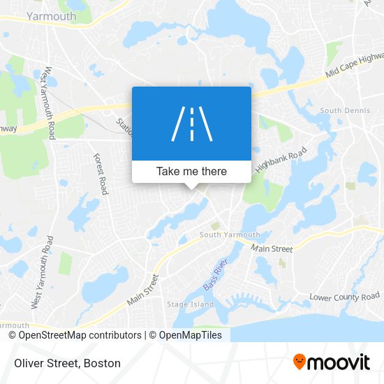 Mapa de Oliver Street