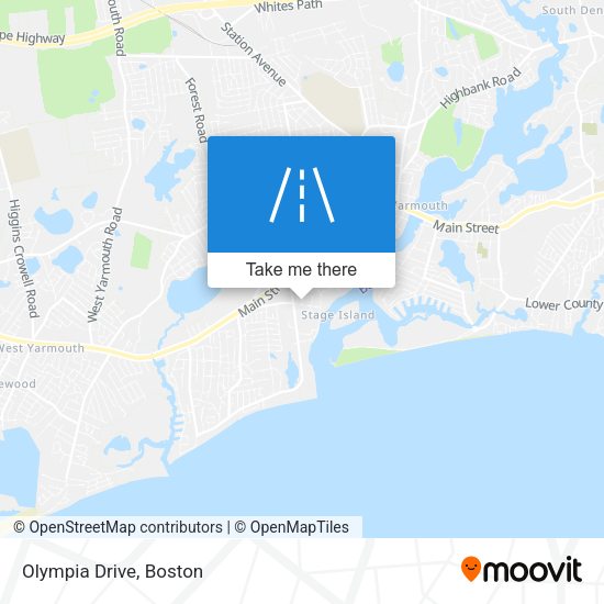 Olympia Drive map