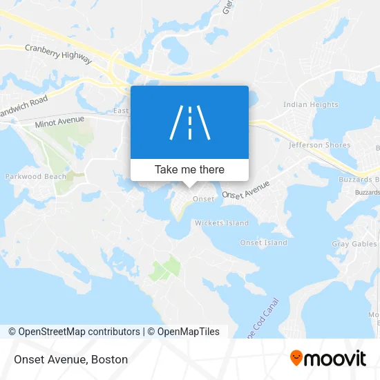 Onset Avenue map