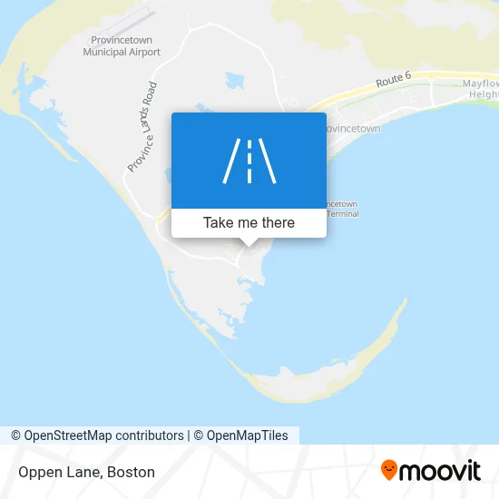 Oppen Lane map